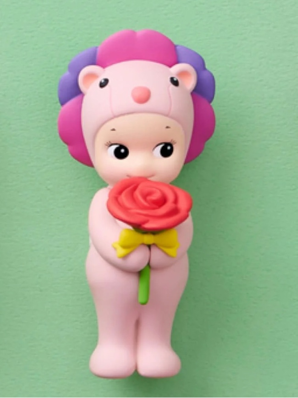 Sonny Angel Flower Gift Series Rose Lion Pink